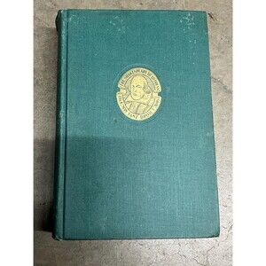 Vintage 1938 The Complete Works Of Shakespeare OXFORD Press Hardcover Green